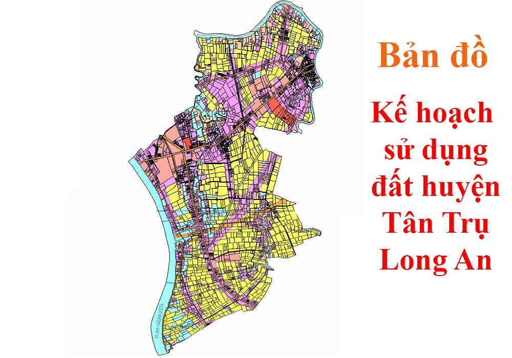 Bản đồ kế hoạch sử dụng đất huyện Tân Trụ