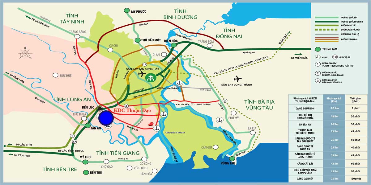 Vị trí KDC Thuận Đạo
