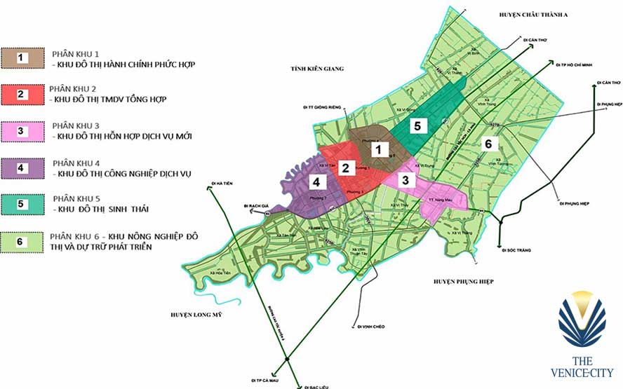 Quy hoạch thành phố Vị Thành và vùng phụ cận đến năm 2040